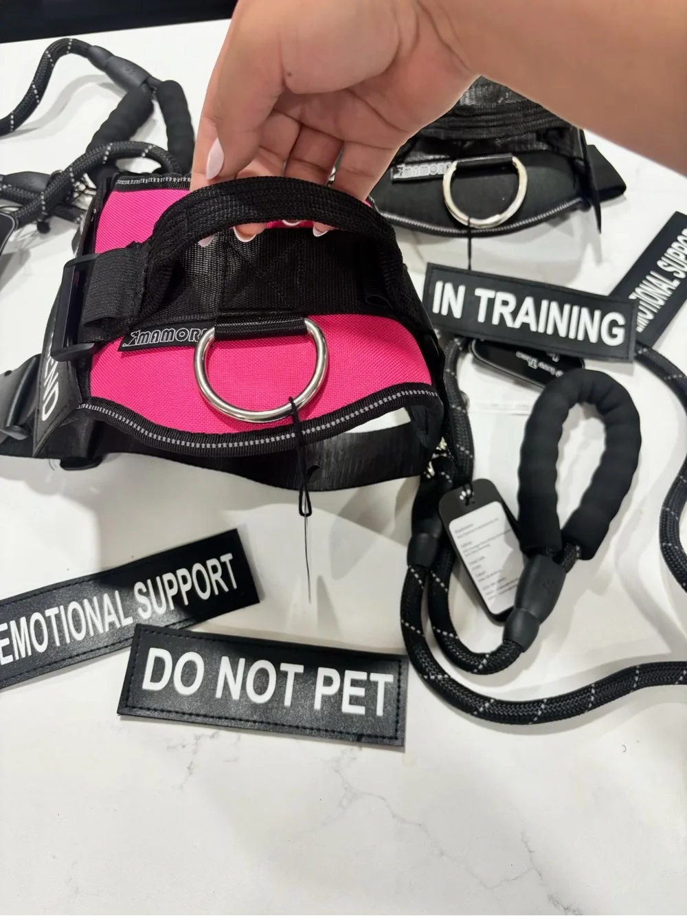 DO NOT PET / EMOTIONAL SUPPORT LARGE DOG HARNESSES 🐾🐶